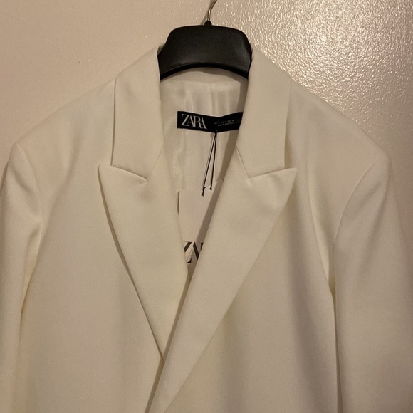 Zara white blazer size small - Picture 3 of 11